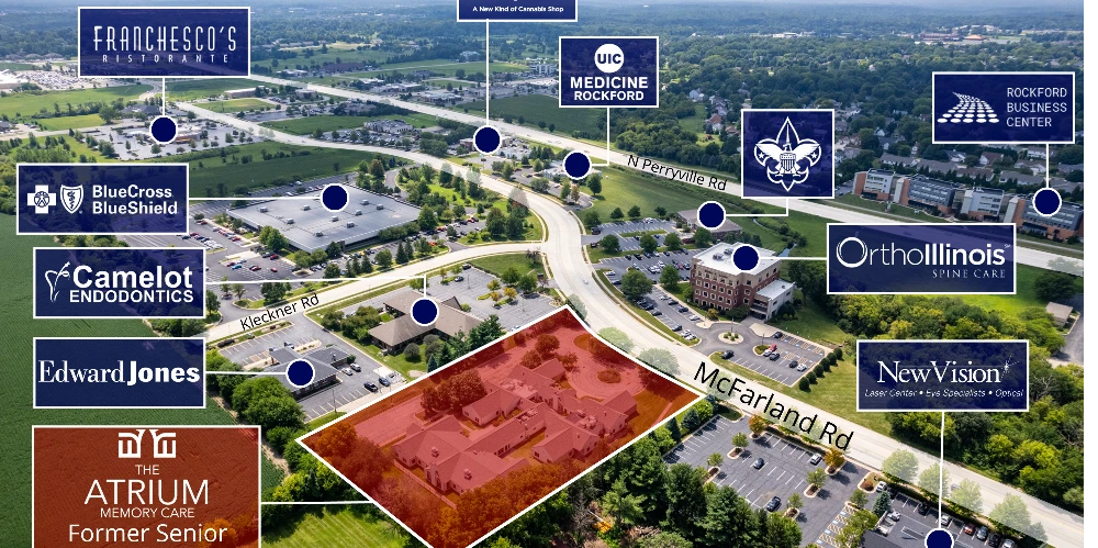 REIT Sale | The Atrium - Former Senior Living Facility | Rockford, IL